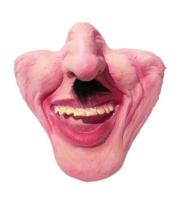 Halloween Latex Half Face Mask funny Scary Masquer...