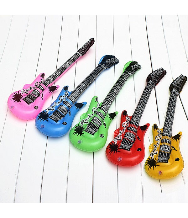 Baby Kids Air Inflatable Guitar Show Prop Toys Mus...