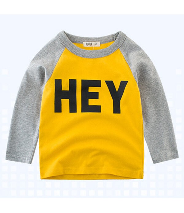 Boys Children Printed Long Sleeve T-Shirts For 3Y-...