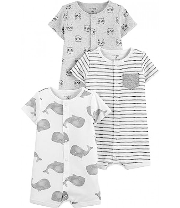 Simple Joys by Carter's Baby Boys' Snap-Up Rompers...