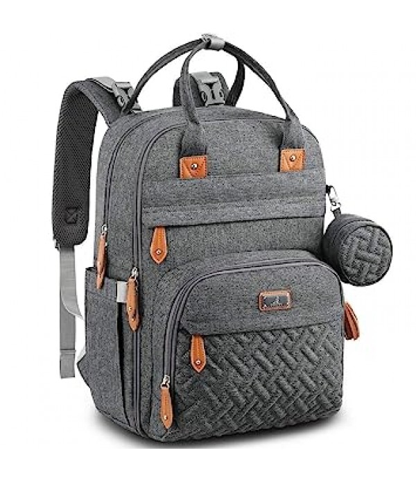 Diaper Bag Backpack - Baby Essentials Travel Bag -...